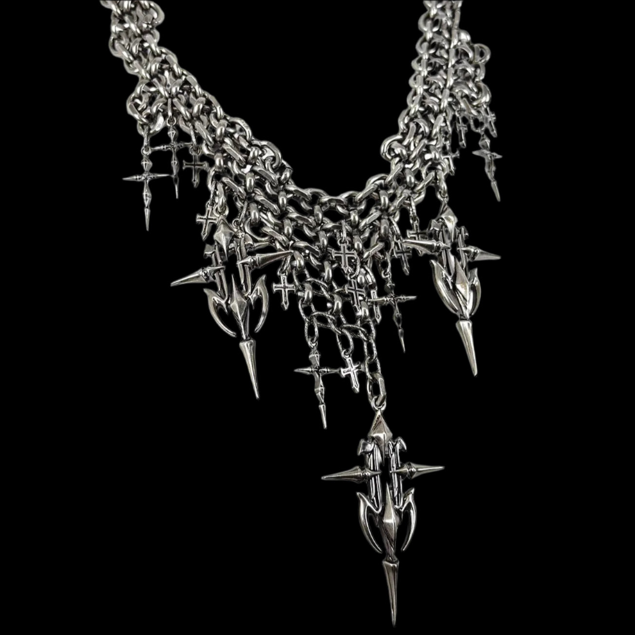 Crucifixion Drip Necklace
