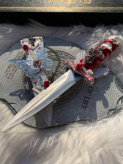 Handmade dagger-Blood and Angels