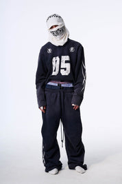 No.5 Distressed Long-Sleeve Shirt