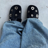 Mohair Bullet Clogs
