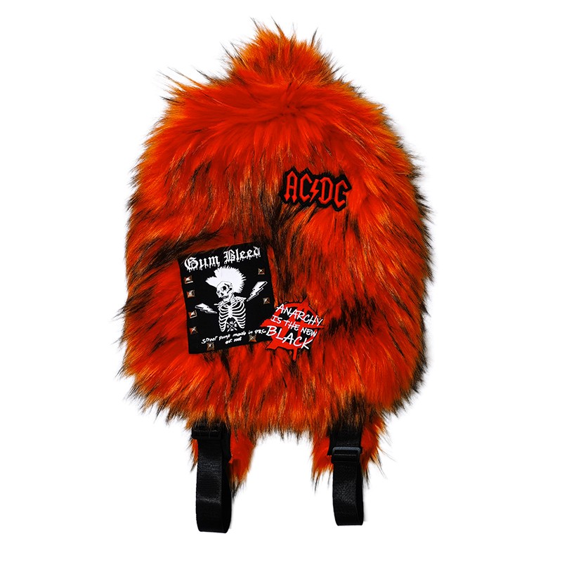 Rock Punk Plush Backpack