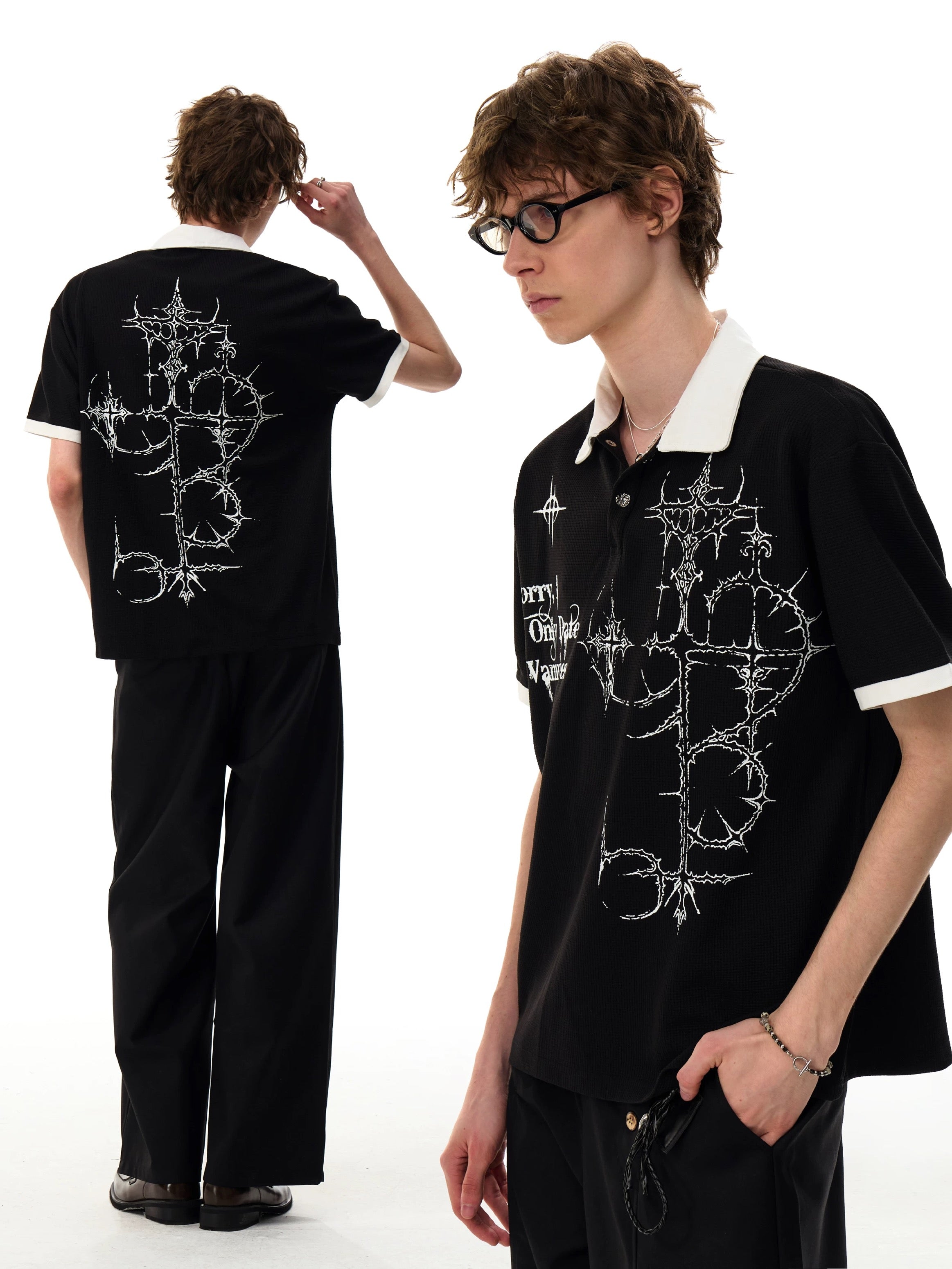 Dead Cybersiglism Waffle Collar Jersey