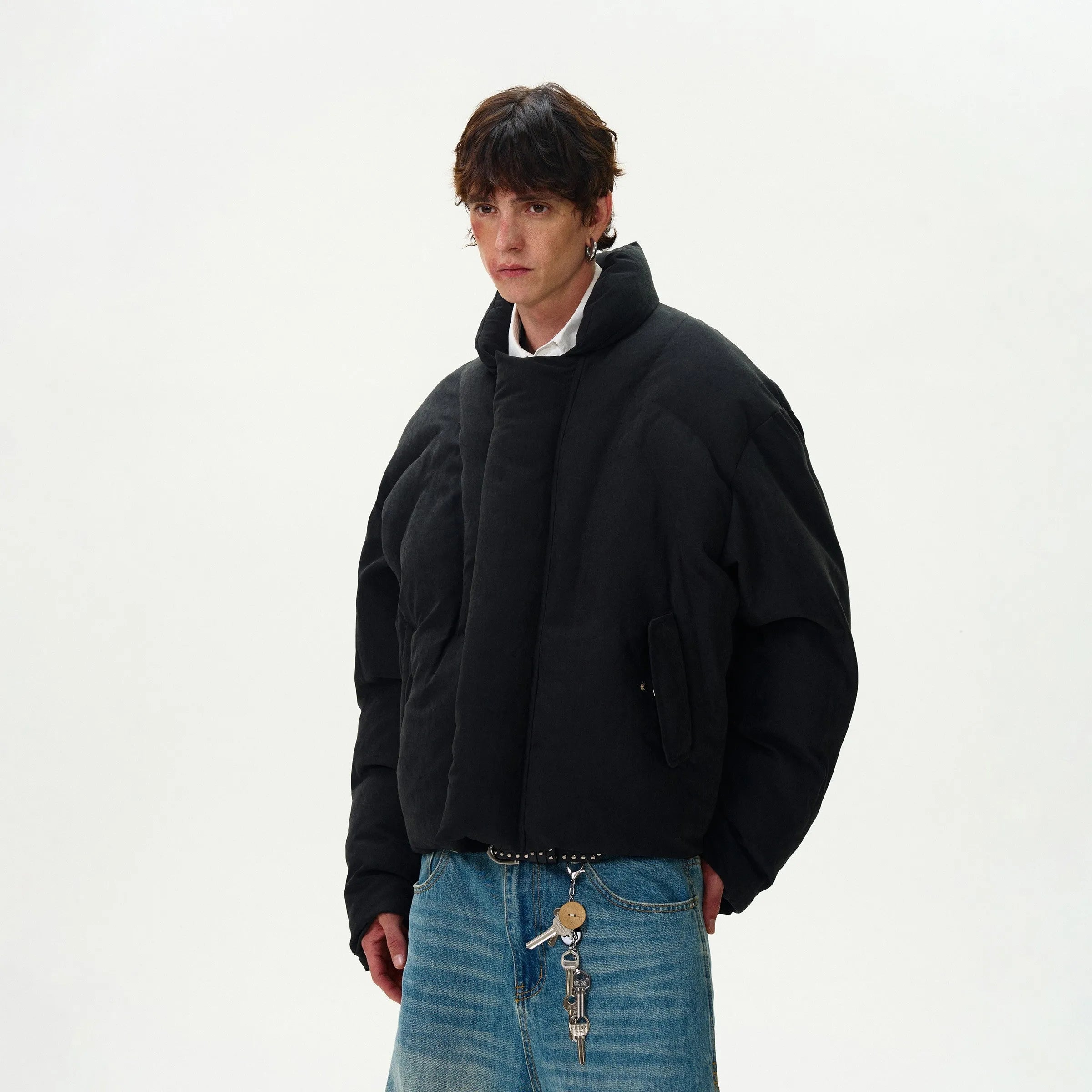 "Jo$hua" Brushed Cotton Armor Coat