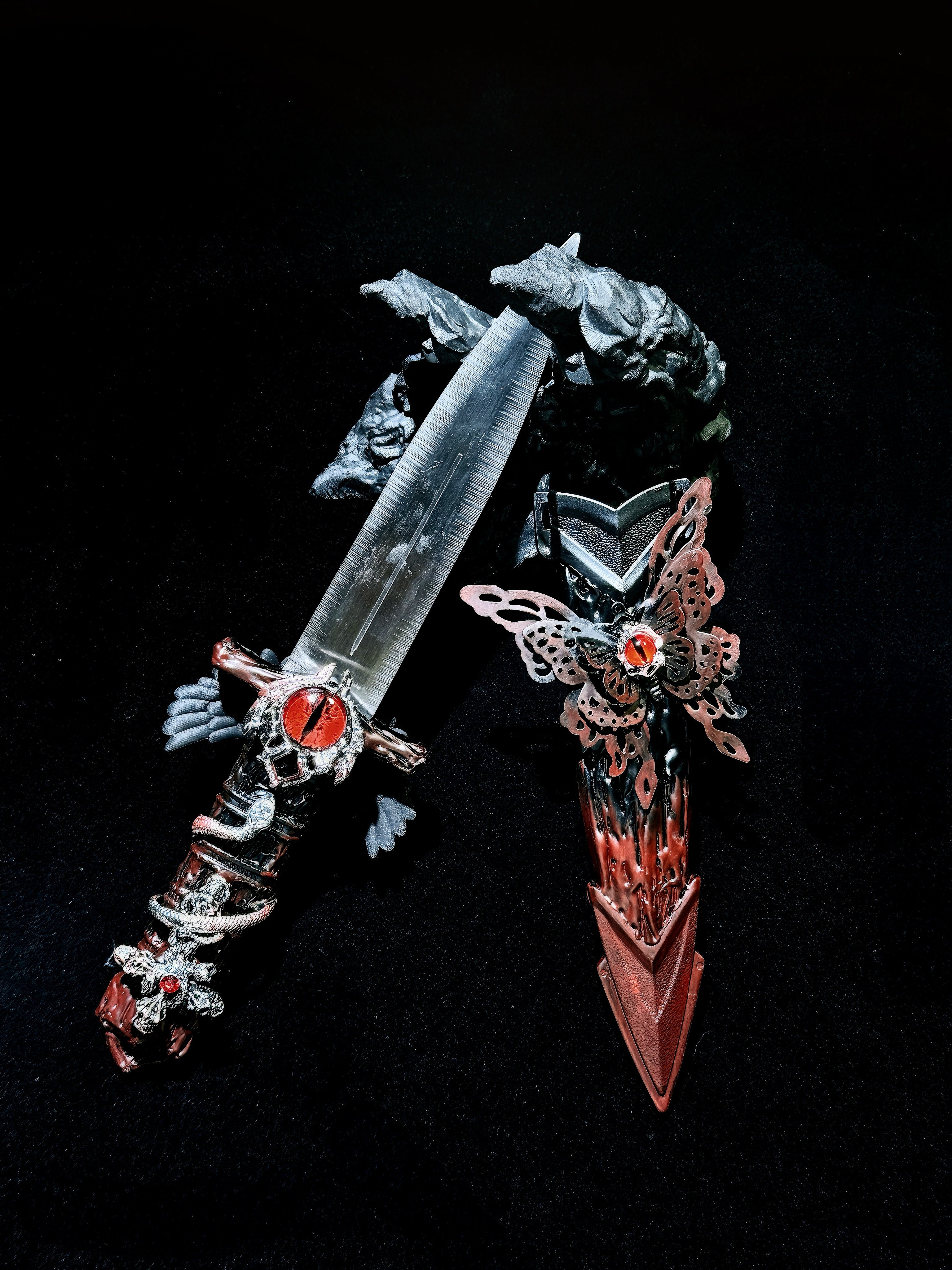 Handmade dagger-Devil's Butterfly