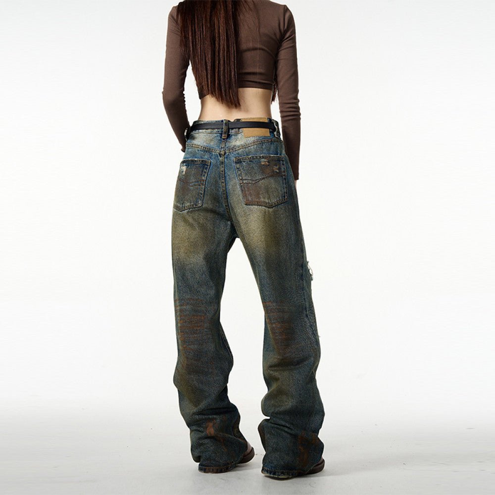 77FIGHT SINCE 77X77 RustRiot Denim Jeans - Dekayed