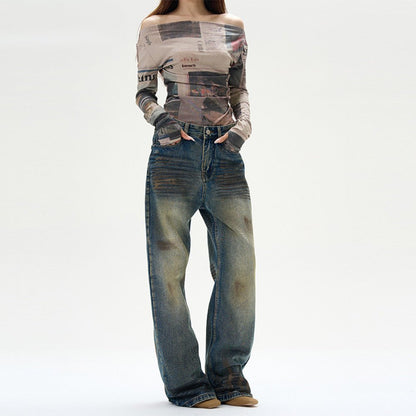 77FIGHT SINCE 77X77 RustRiot Denim Jeans - Dekayed