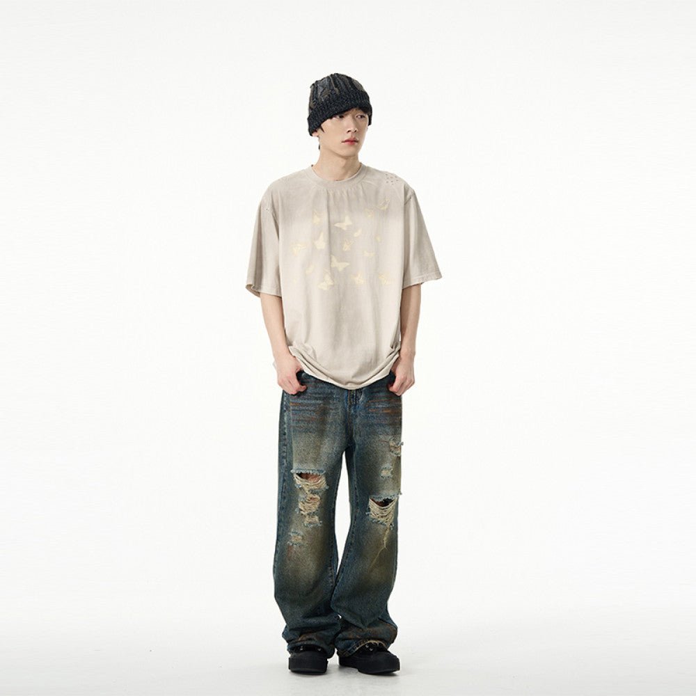 77FIGHT SINCE 77X77 RustRiot Denim Jeans - Dekayed