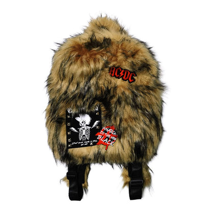 Rock Punk Plush Backpack