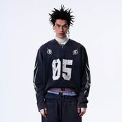 No.5 Distressed Long-Sleeve Shirt