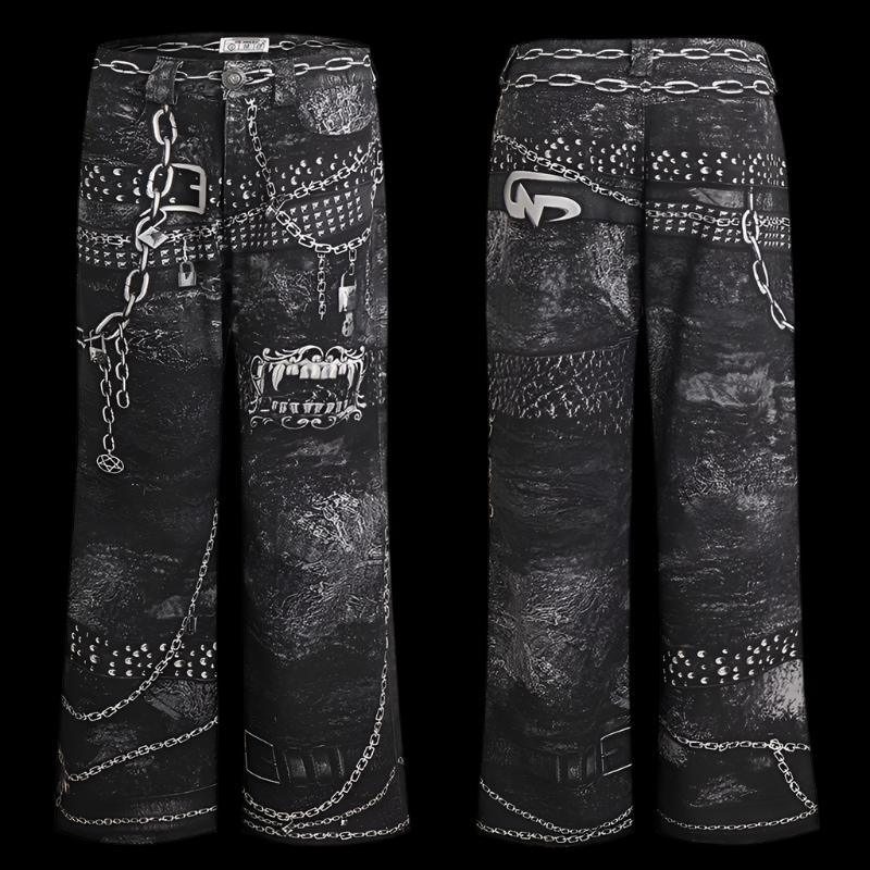 DND4DES Digital Grave Digger Denim Jeans