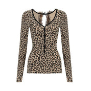 Wild Flair Reversible Lace-Up Top