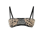 Leopard Print Fur Lingerie