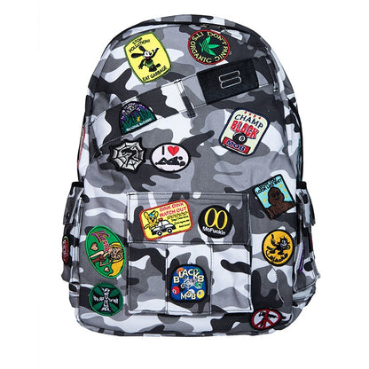 Camouflage Badge Backpack