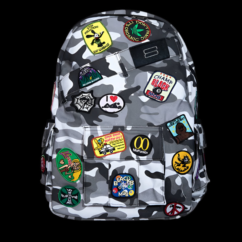 Camouflage Badge Backpack