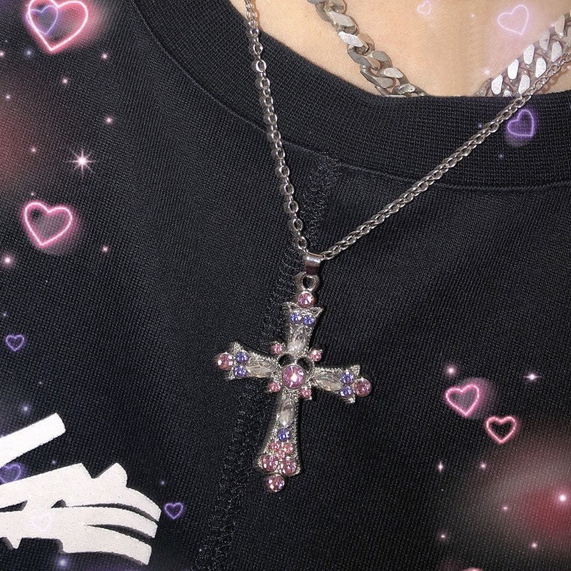 Lolita Cross Choker Necklace