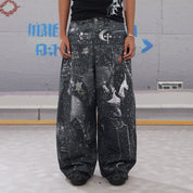 DND4DES Armored Coke Baggy Denim Print Pants