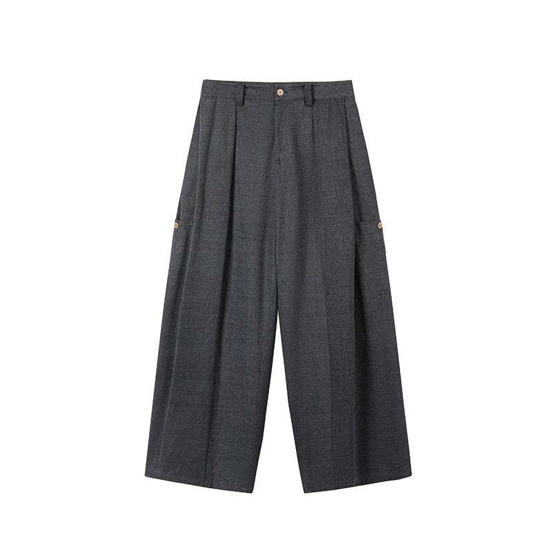 Pleated Casual Trousers