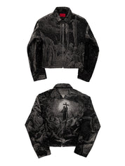 "Holy Light" Heavyweight Jacquard Jacket