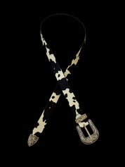 Western Drip Cowprint Classic Belt