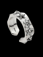 9 Star Pinnacle Silver Ring - Dekayed