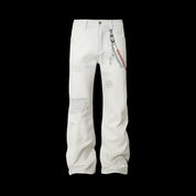 Chain Relief Print Jeans