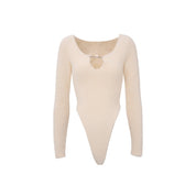 Velveteen V-Neck Long Sleeves