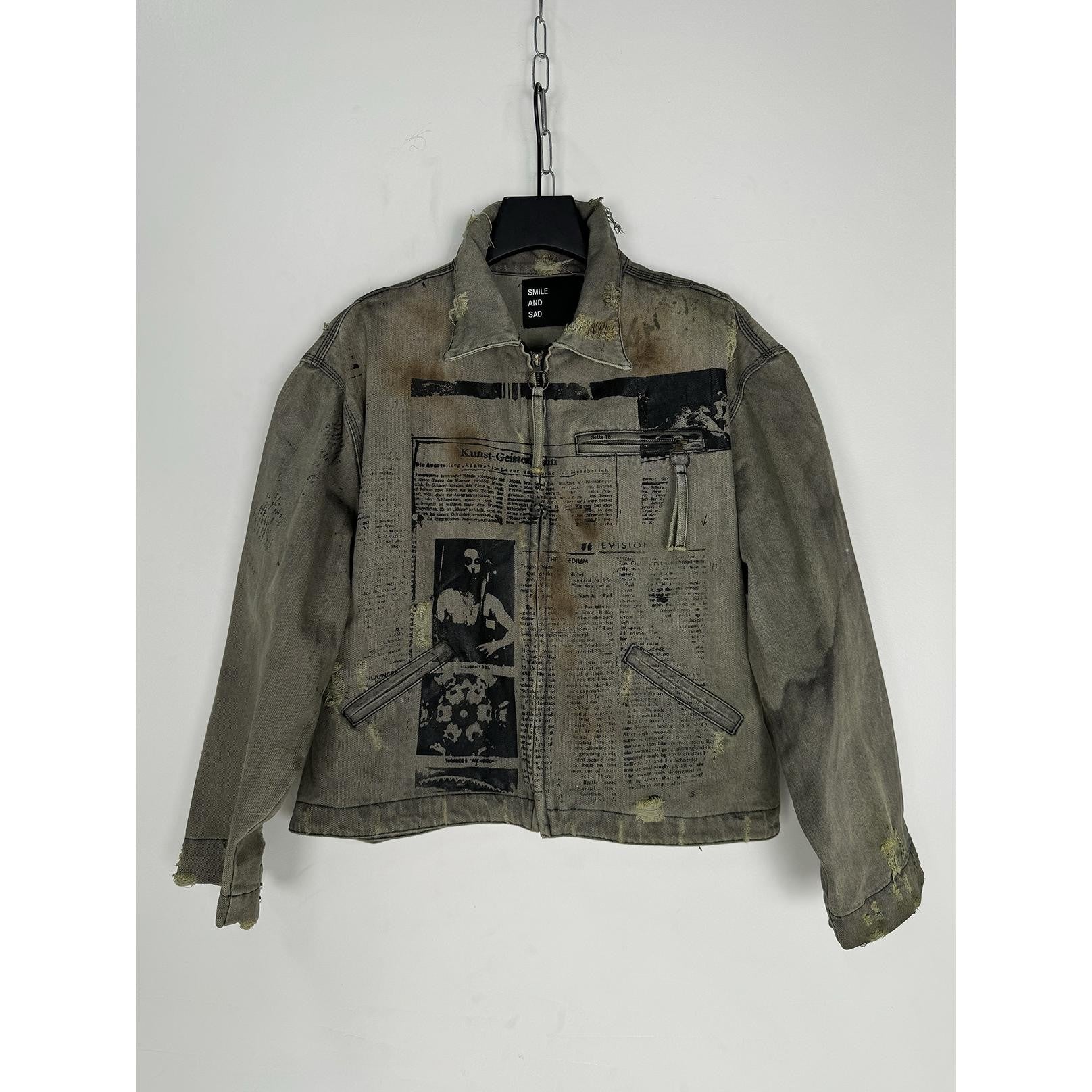 Distressed Press Jacket