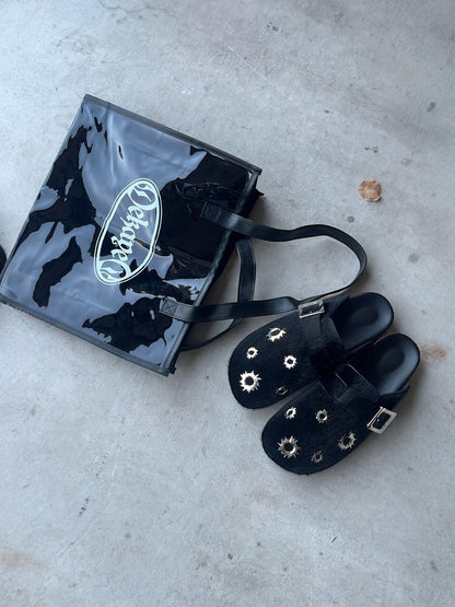 Mohair Steel Bullet Birks | Breathable Clogs with Dekayed Packaging Bag