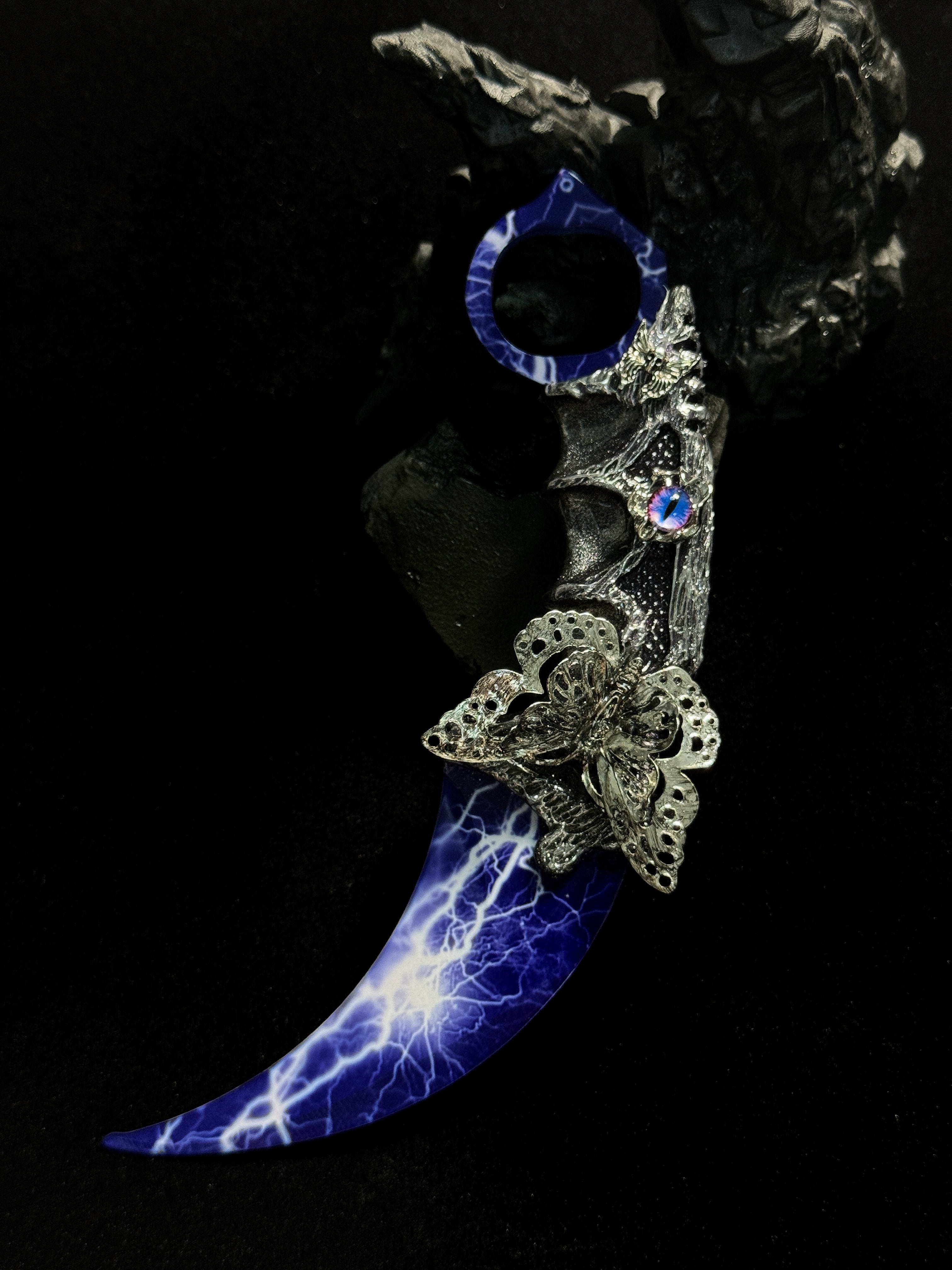 Handmade claw knife-Celestial Croscent