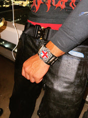 UK Flag Illusion Bracelet