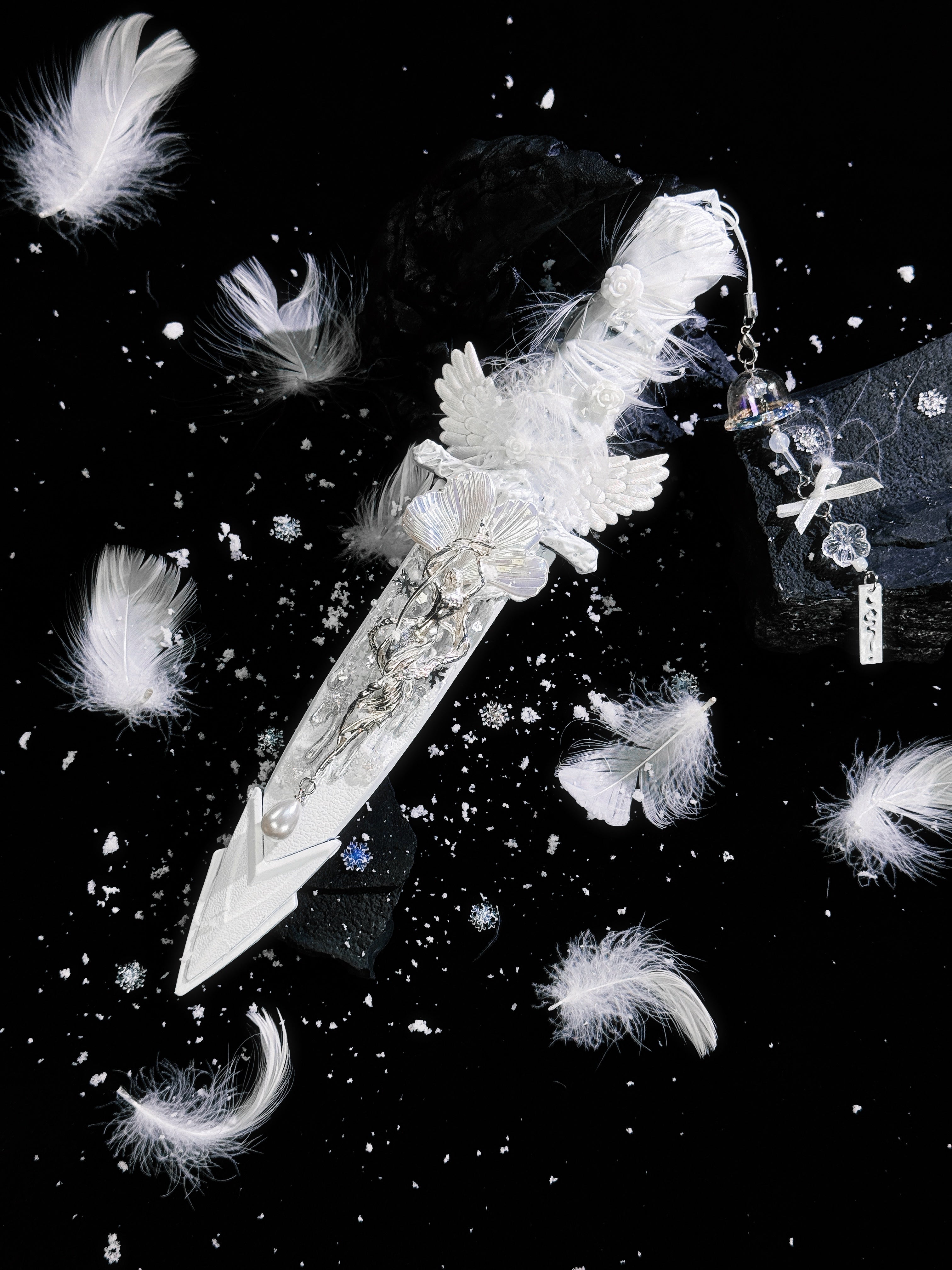 Snowy Night Angel Dreams dagger