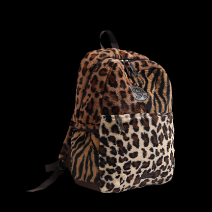 Limited Multi Leopard Print Plush Bag