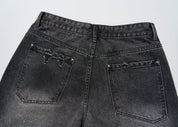 Vintage Washed Ripped Baggy Jeans