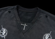 No.5 Distressed Long-Sleeve Shirt