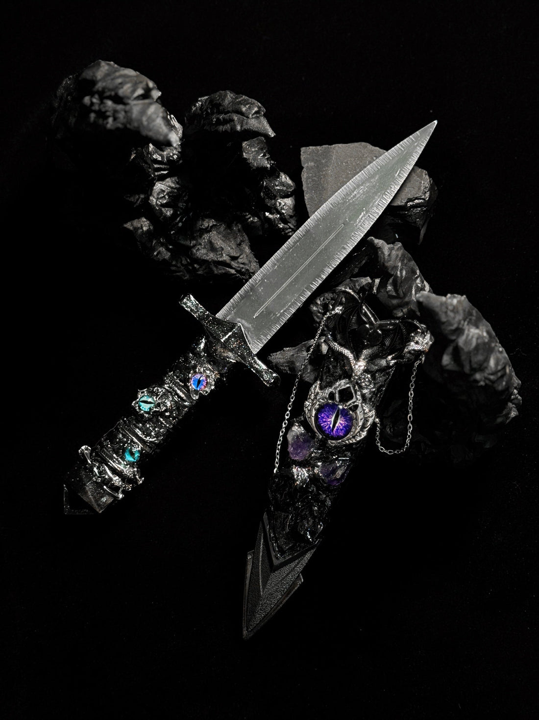 Handmade dagger-Amethyst