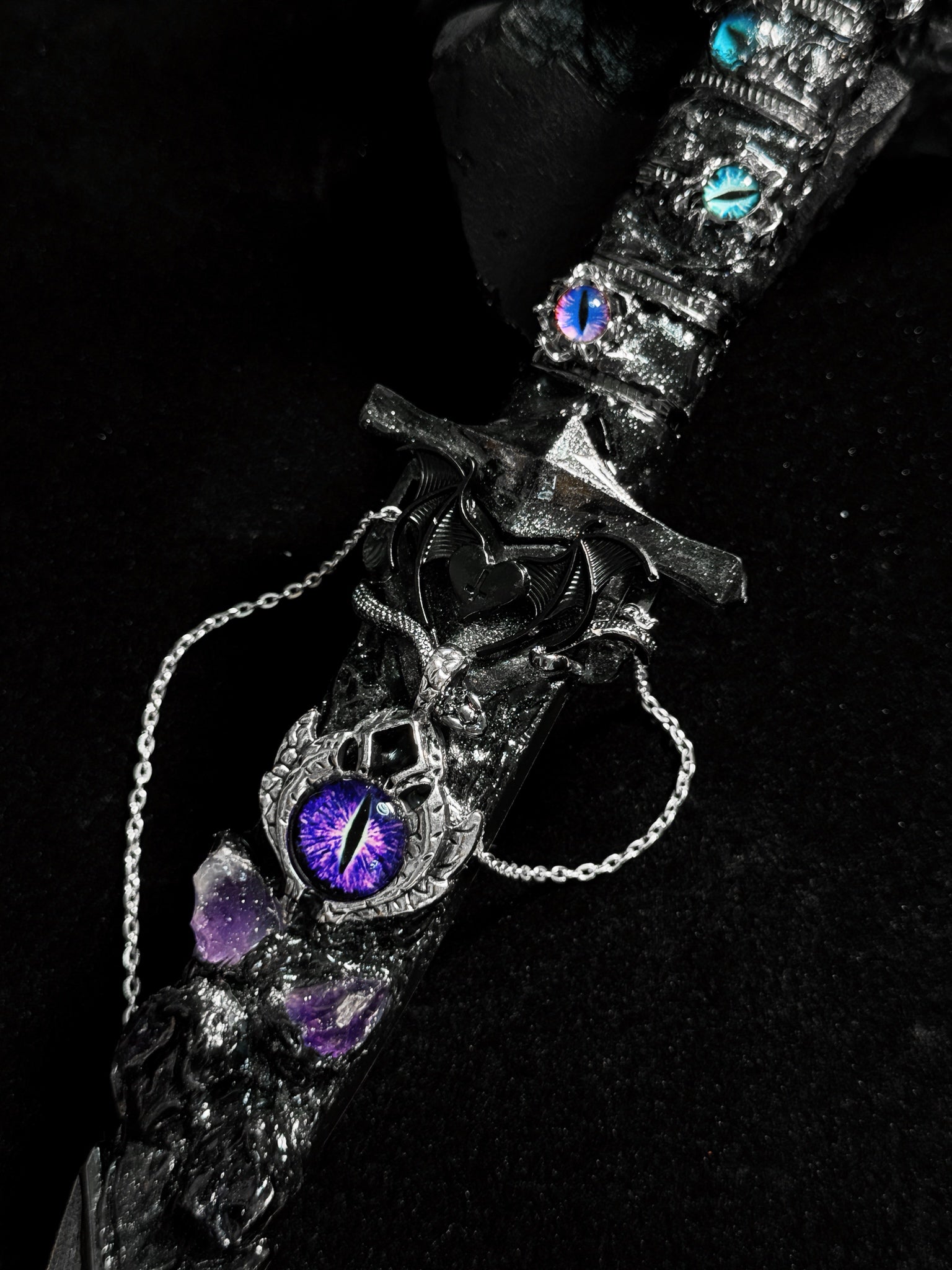 Handmade dagger-Amethyst