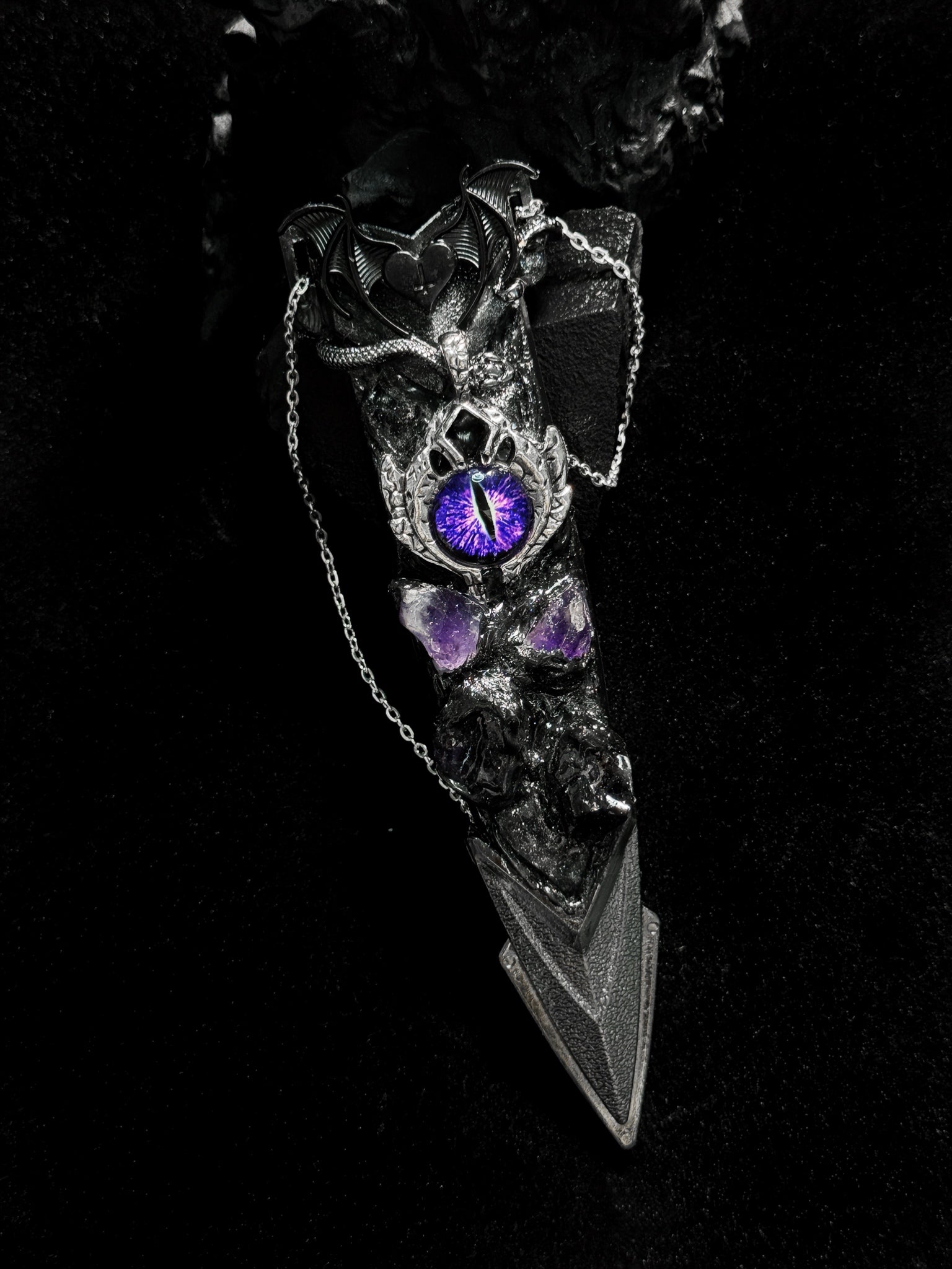 Handmade dagger-Amethyst