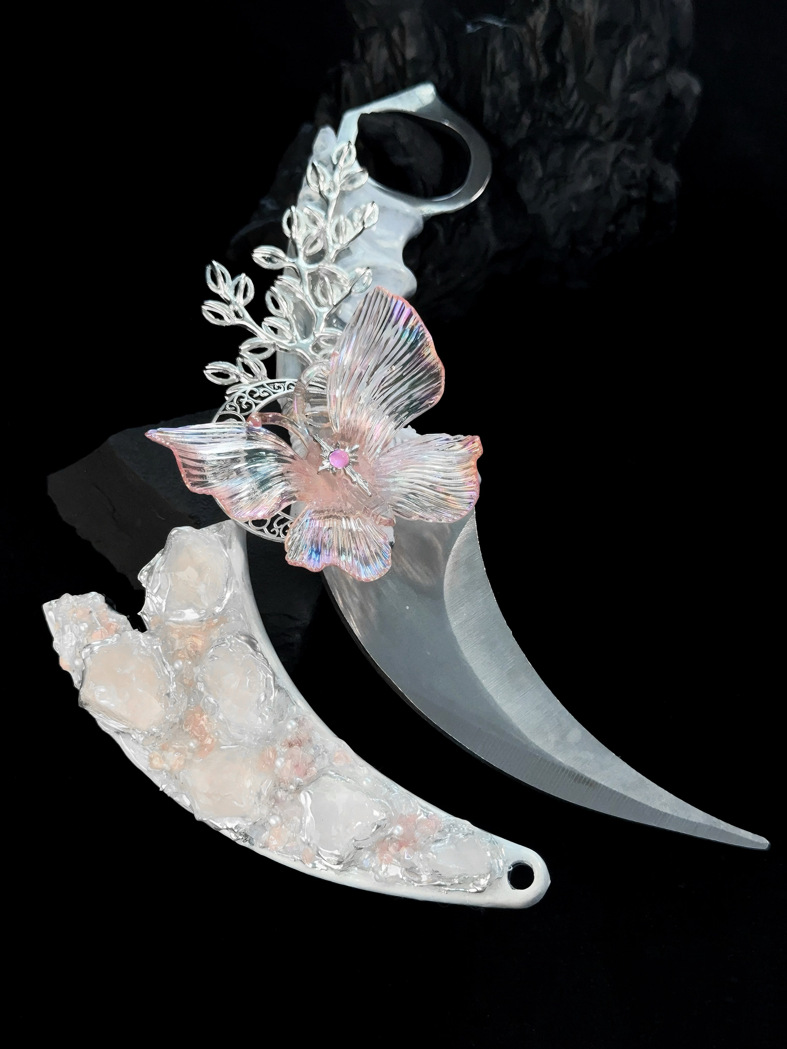 Handmade claw knife - Fantasy Butterfly