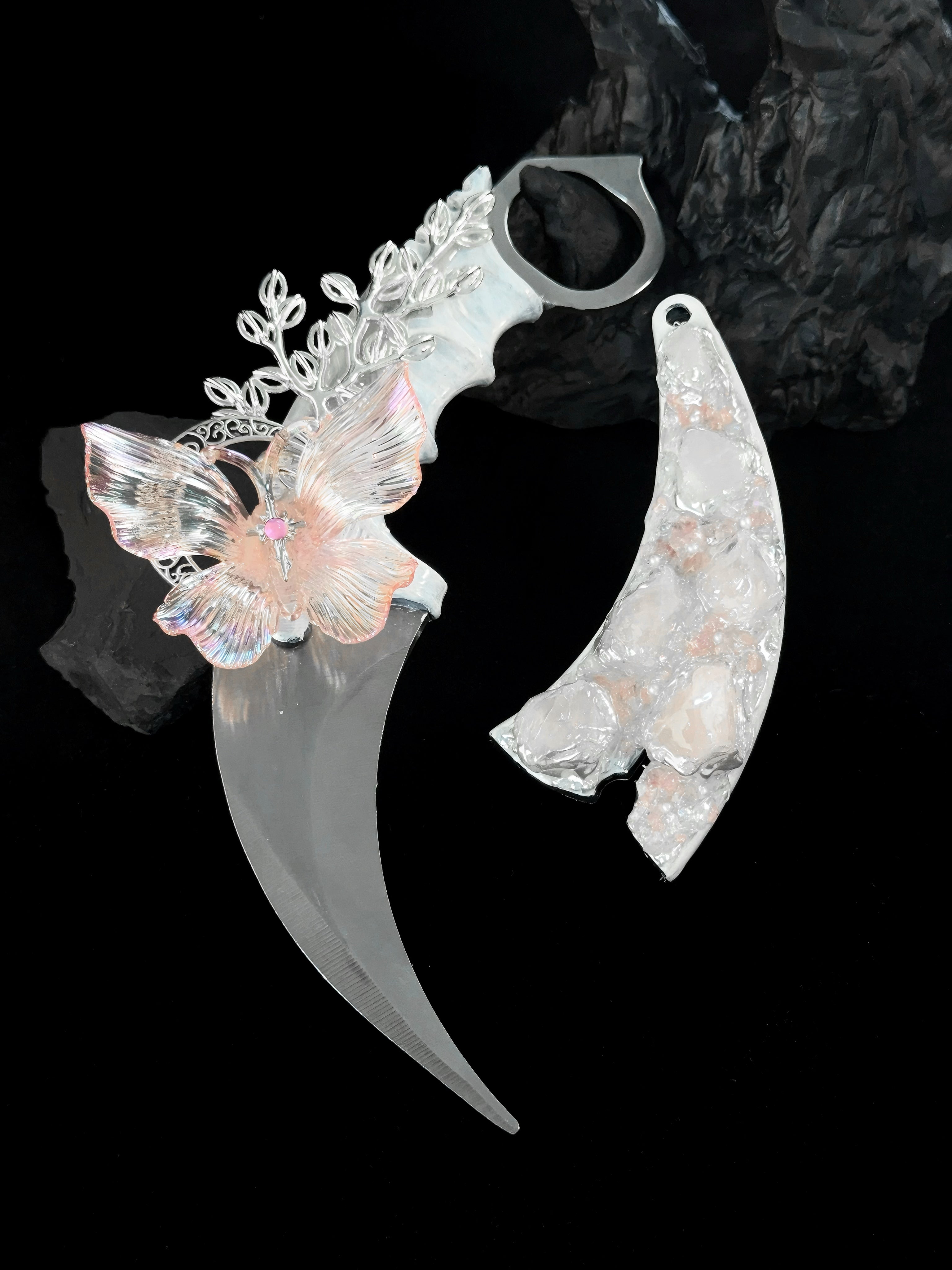 Handmade claw knife - Fantasy Butterfly