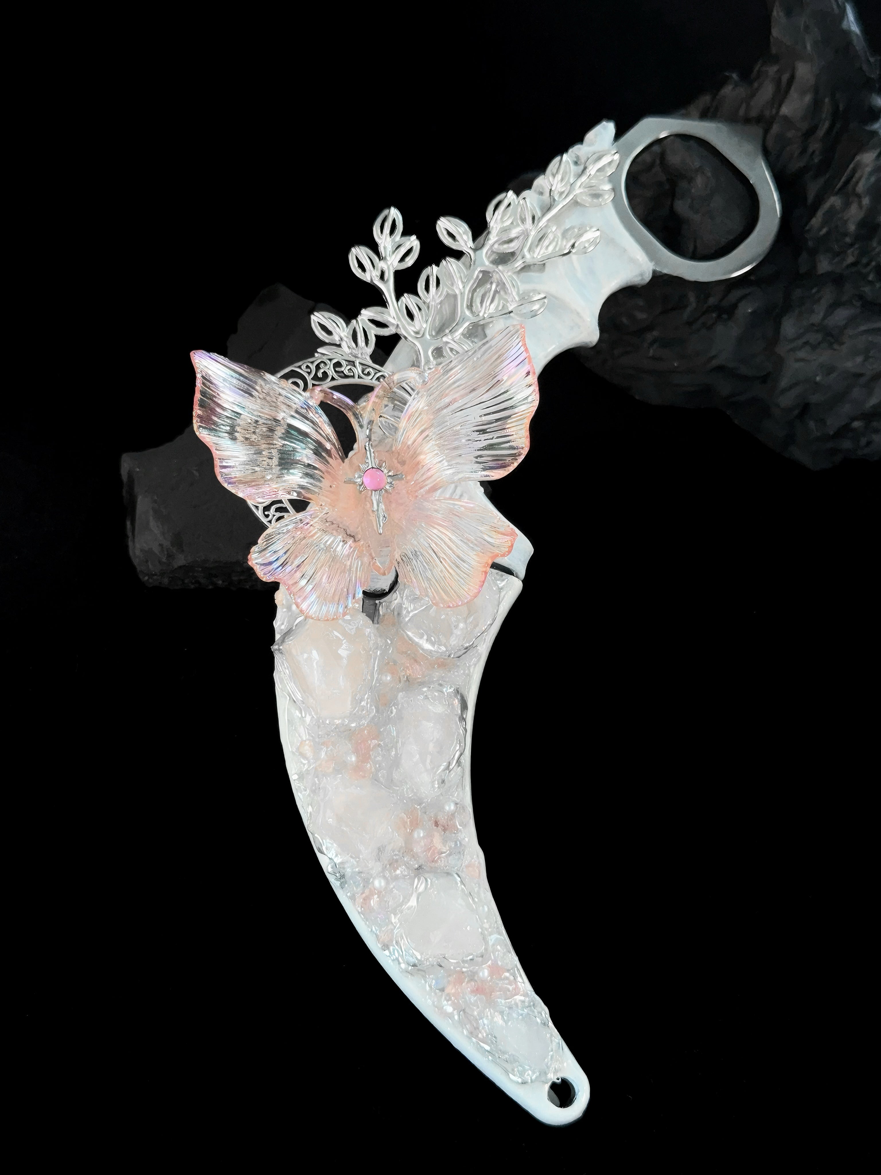 Handmade claw knife - Fantasy Butterfly