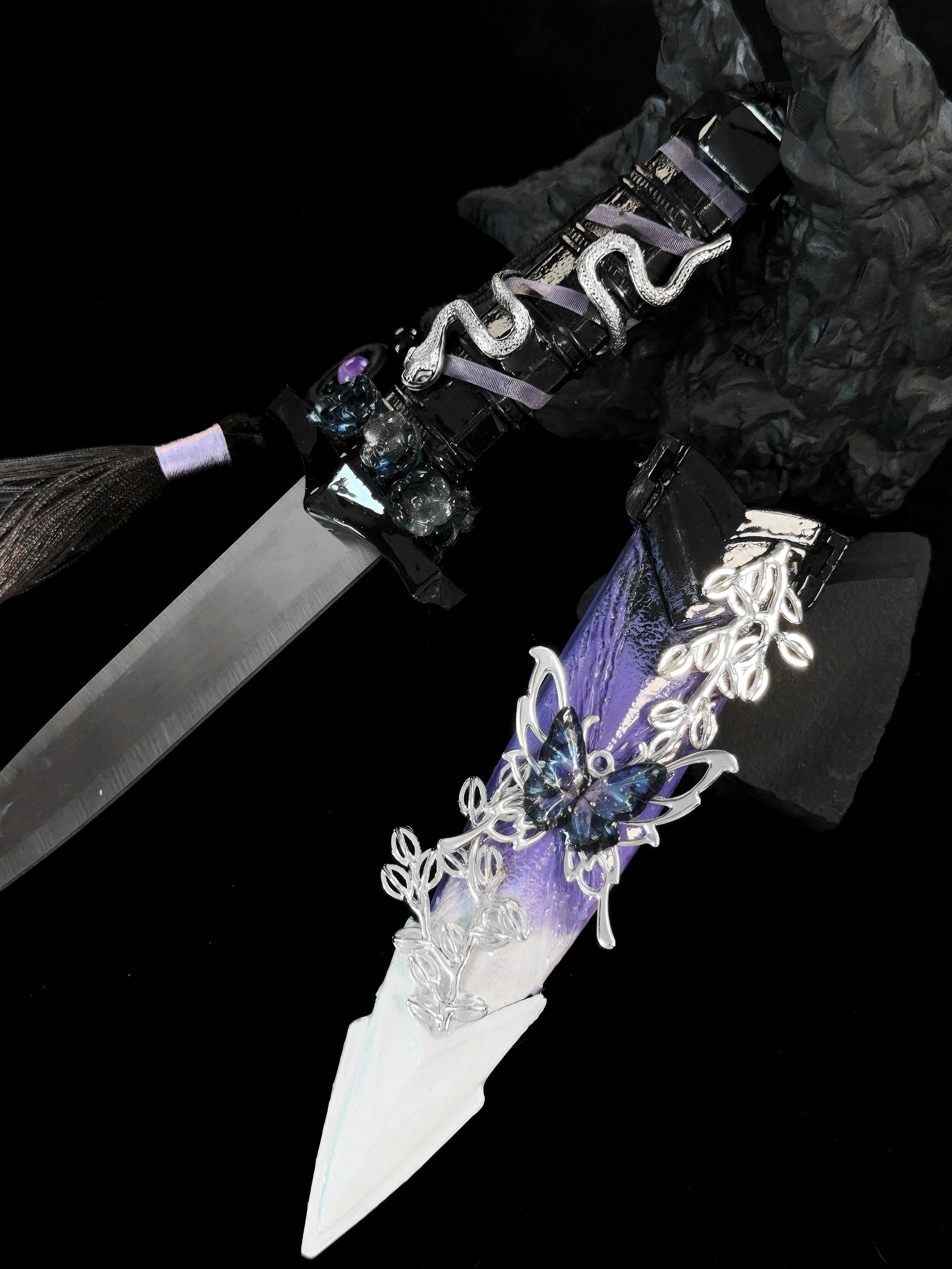 Handmade dagger - Purple Fantasy