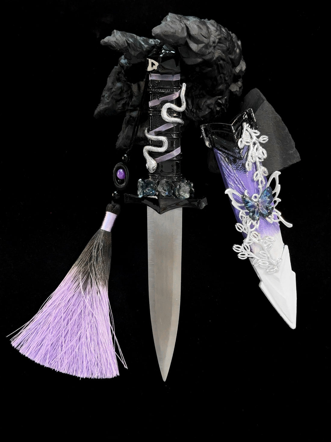 Handmade dagger - Purple Fantasy