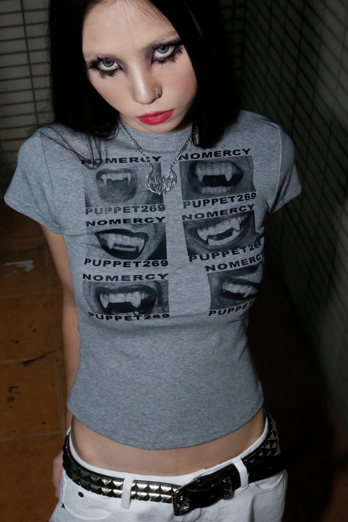 NoMercy Vampire Grin Graphic Tee