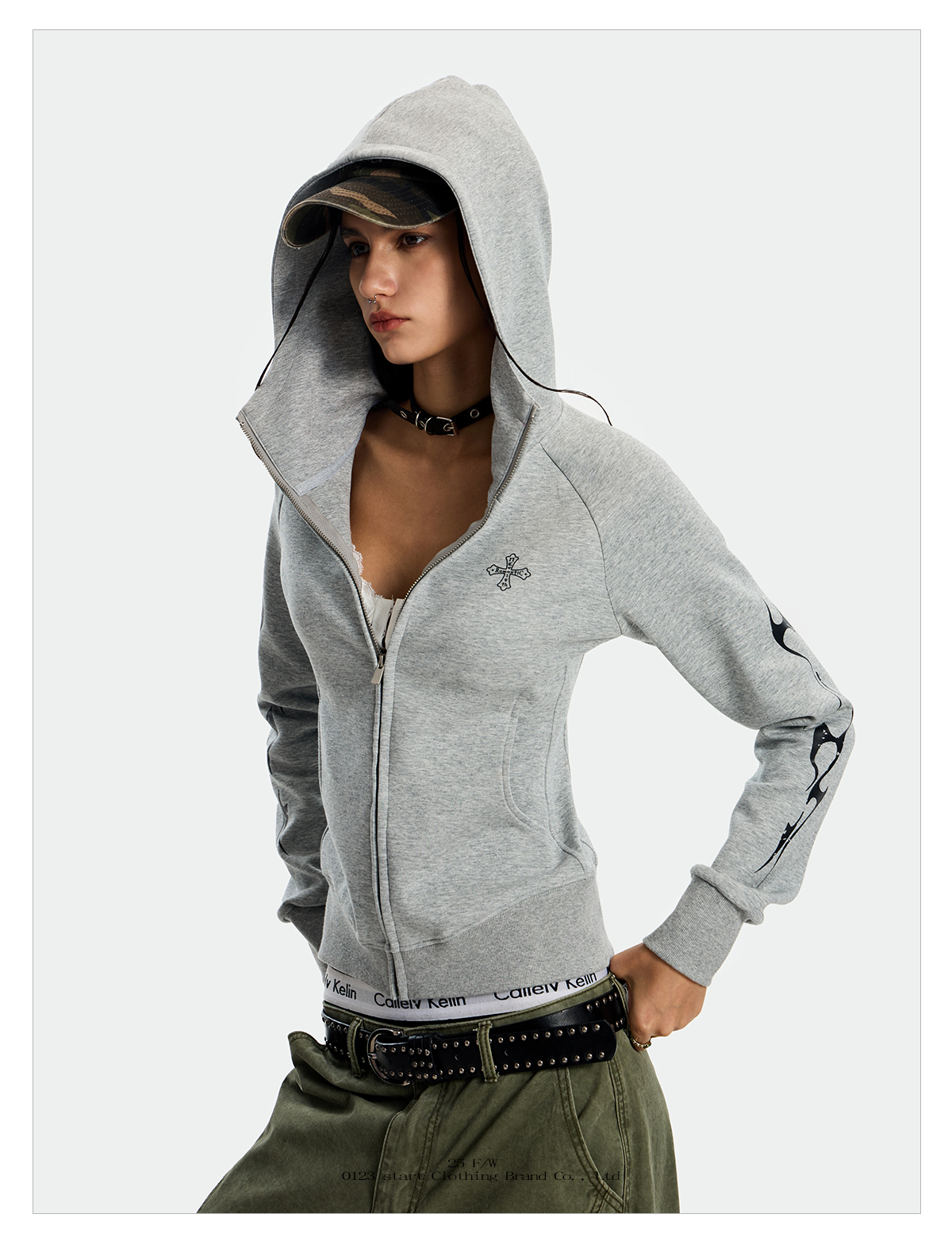 Black Flame Hoodie