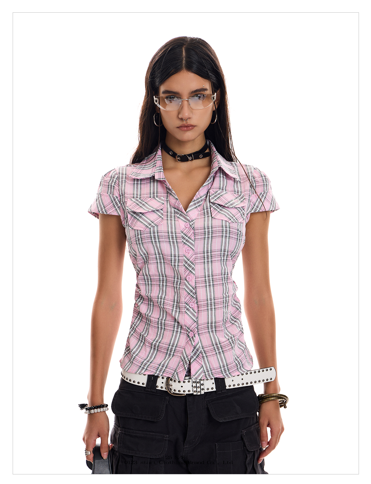 GridQueen Lapel Shirt