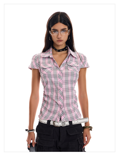 GridQueen Lapel Shirt