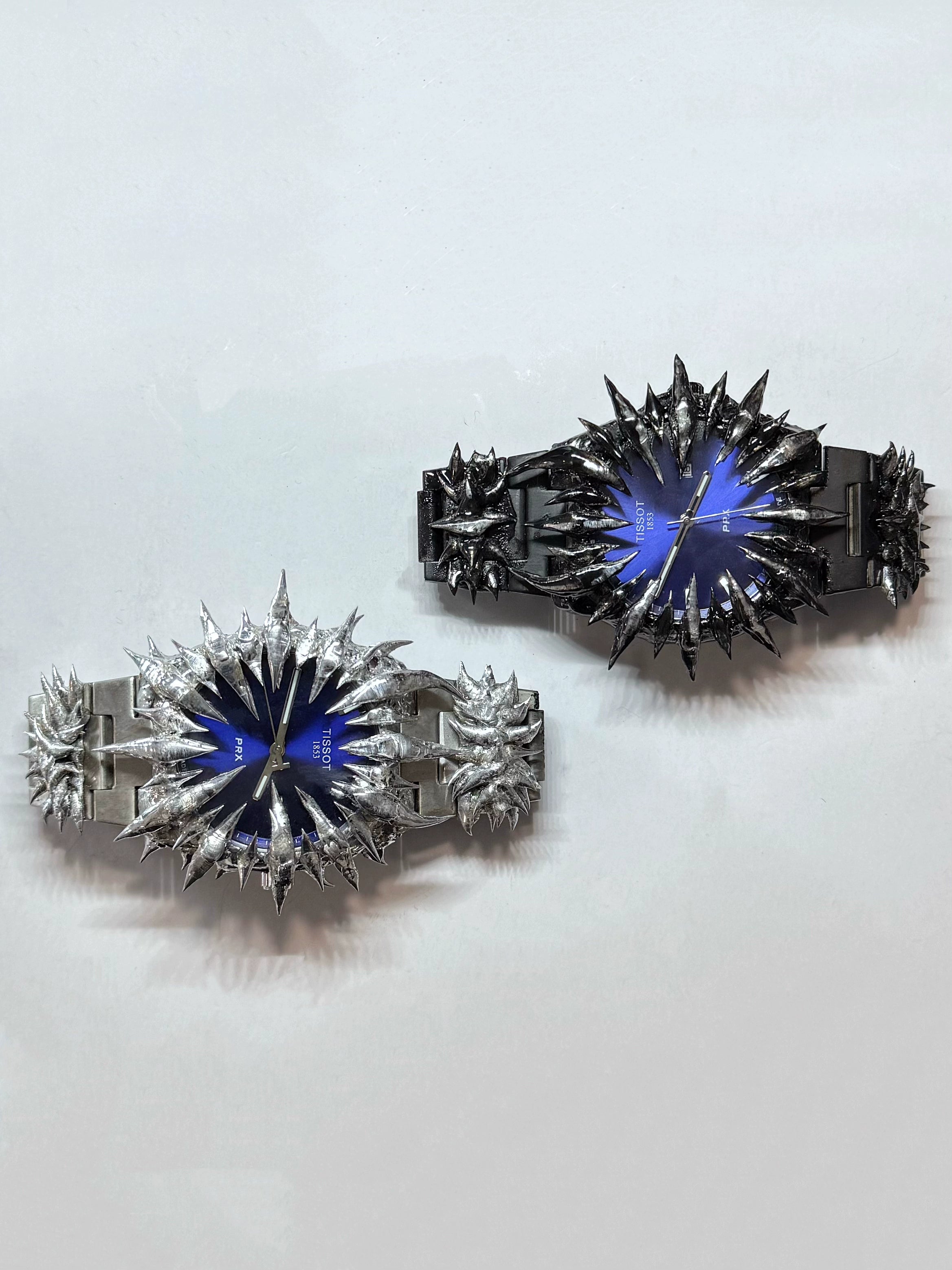 Handmade Blue Dragon Scale Watche