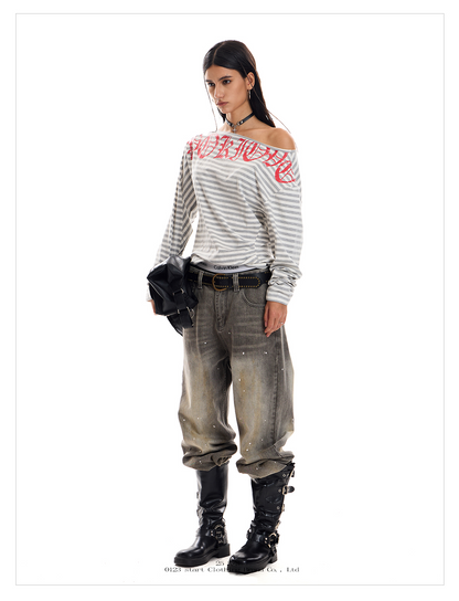 Midnight Stripes Graphic Tee