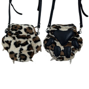 DND4DES Leopard Print Bear Claw Bag