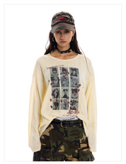 Vintage Grid Graffiti Tee
